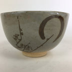Japanese Ceramic Kyo Ware Shimizu Tea Ceremony Bowl Vtg Plum Blossom GTB761