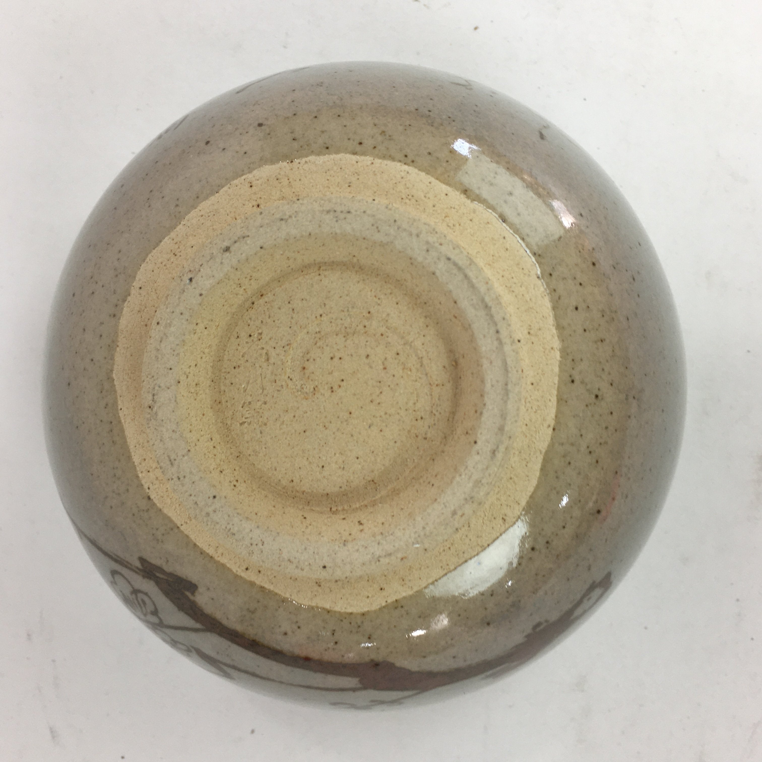 Japanese Ceramic Kyo Ware Shimizu Tea Ceremony Bowl Vtg Plum Blossom GTB761
