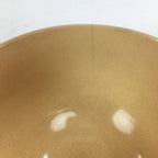 Japanese Ceramic Kyo Ware Tea Bowl Vtg Ceremony Chawan Bamboo Beige GTB765