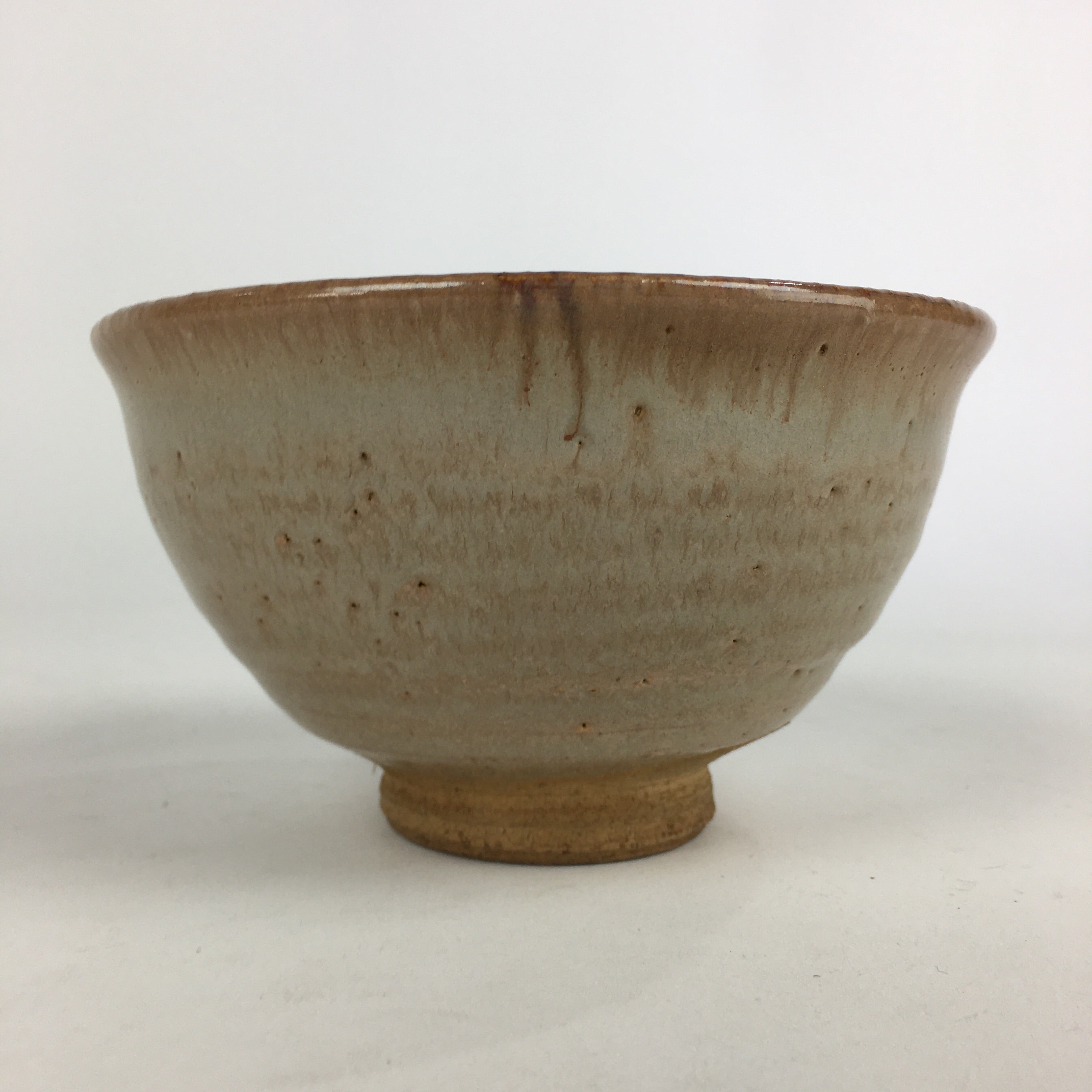 Japanese Ceramic Kyo Ware Tea Ceremony Green Tea Bowl Vtg Chawan GTB936