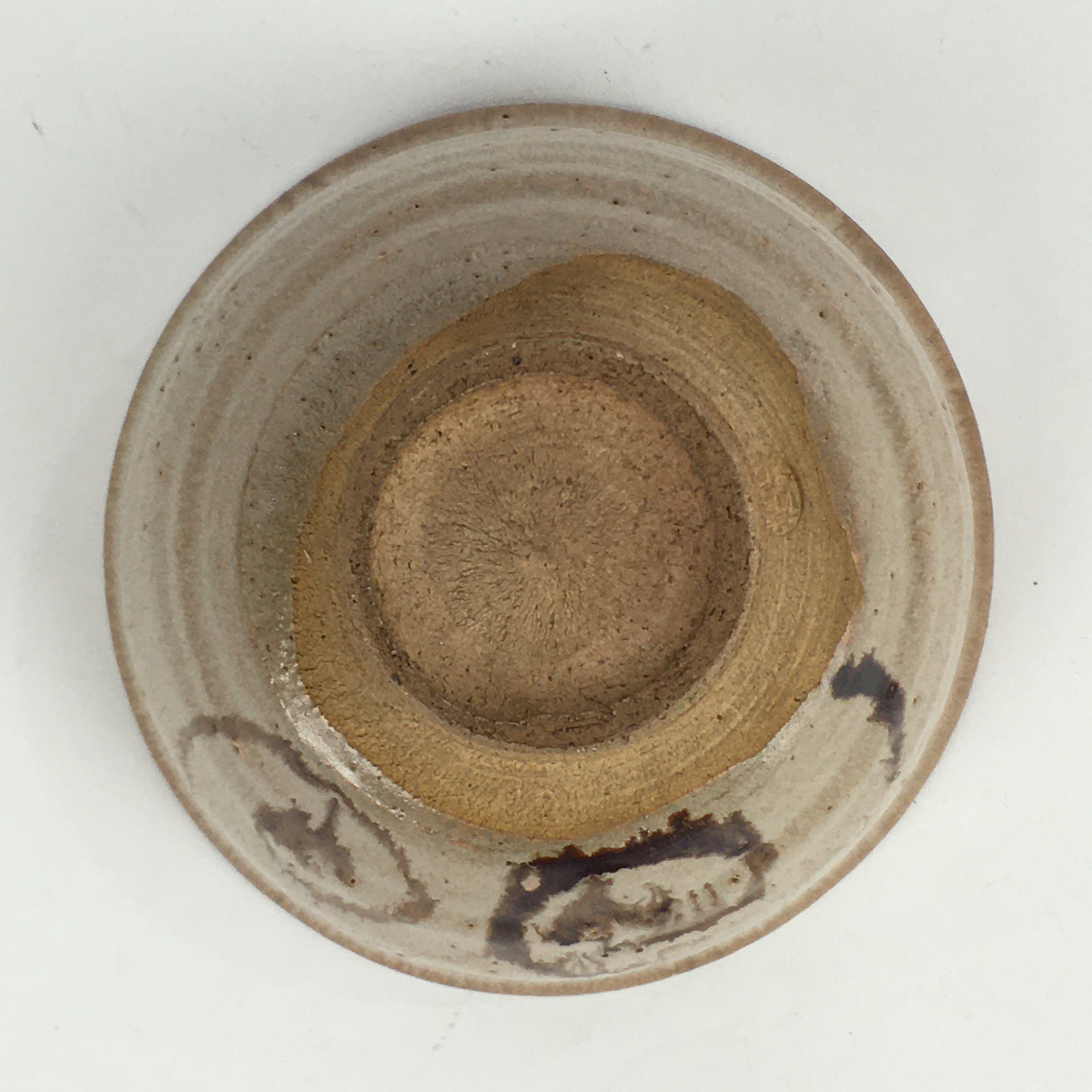 Japanese Ceramic Kyo Ware Tea Ceremony Green Tea Bowl Vtg Chawan GTB936