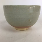Japanese Ceramic Kyoto Shimizu Ware Tea Ceremony Bowl Vtg White Pink Glaze GTB75