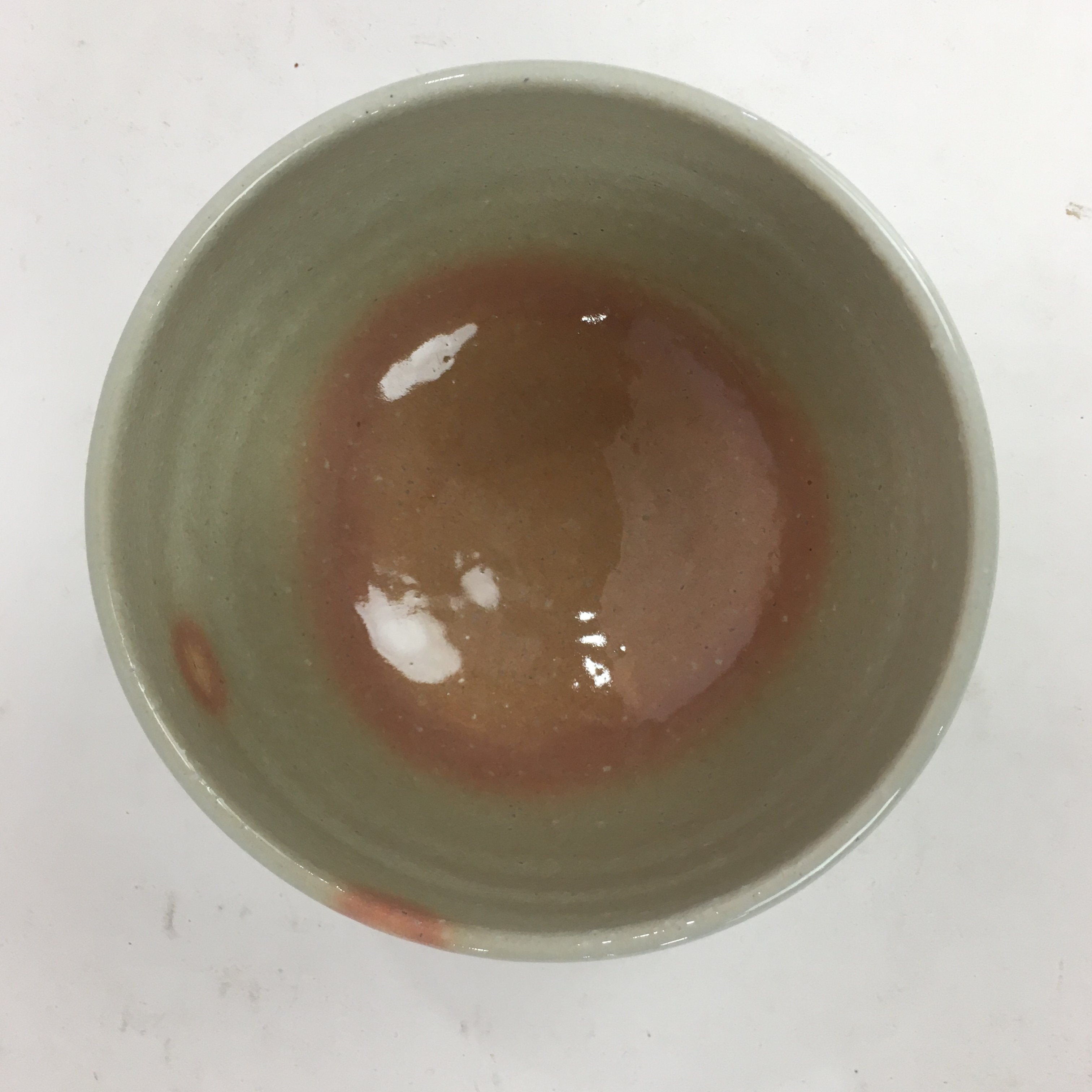 Japanese Ceramic Kyoto Shimizu Ware Tea Ceremony Bowl Vtg White Pink Glaze GTB75
