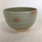 Japanese Ceramic Kyoto Shimizu Ware Tea Ceremony Bowl Vtg White Pink Glaze GTB75