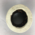 Japanese Ceramic Ladle Rest Lid Stand Tea Ceremony Vtg Futaoki Brown TG115