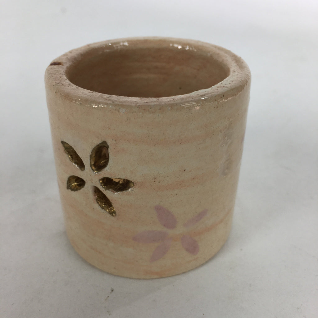 Japanese Ceramic Ladle Rest Lid Stand Tea Ceremony Vtg Futaoki Hina Doll TG145