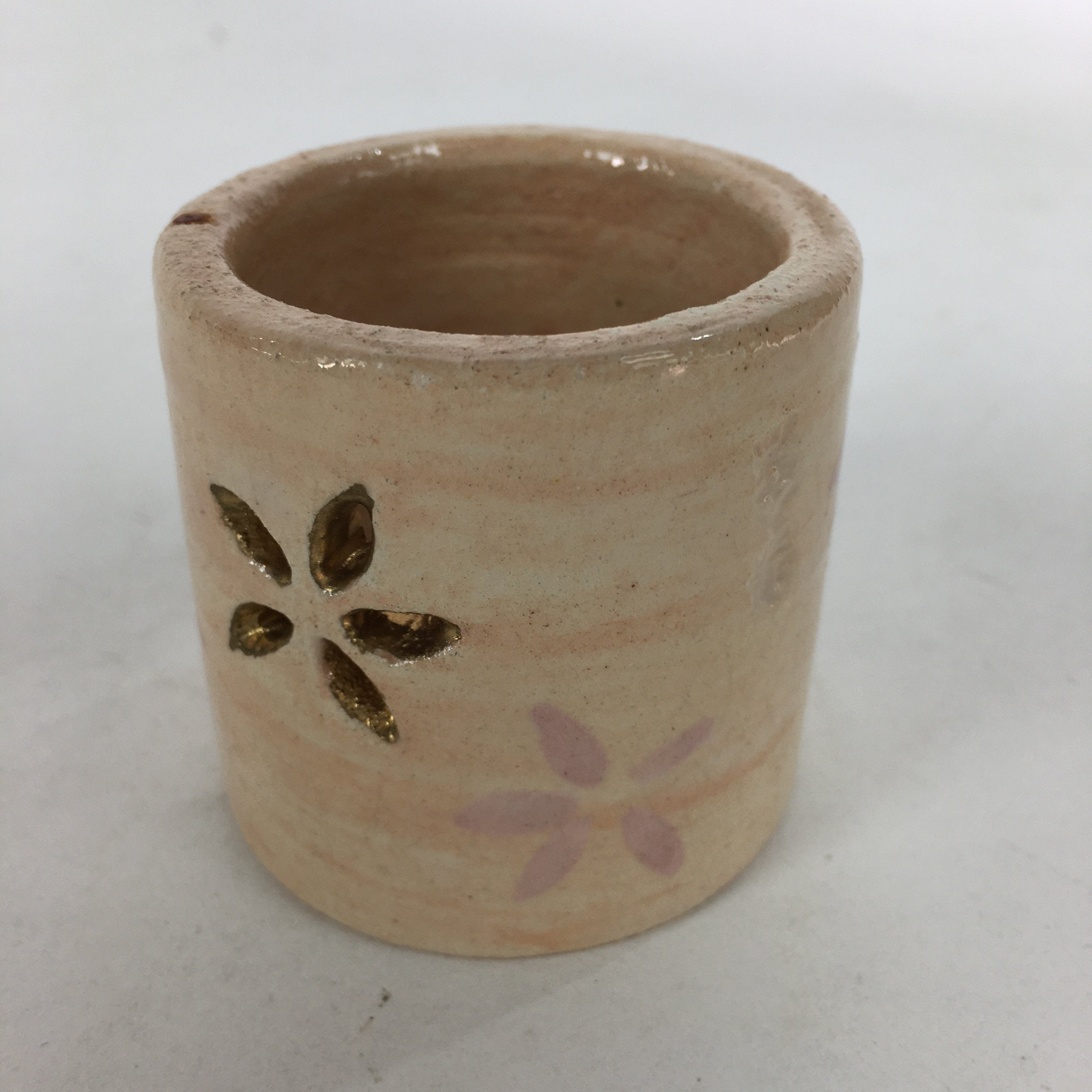 Japanese Ceramic Ladle Rest Lid Stand Tea Ceremony Vtg Futaoki Hina Doll TG145