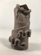 Japanese Ceramic Ladle Rest Lid Stand Tea Ceremony Vtg Futaoki TG114