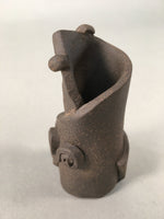 Japanese Ceramic Ladle Rest Lid Stand Tea Ceremony Vtg Futaoki TG114