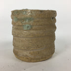 Japanese Ceramic Ladle Rest Lid Stand Tea Ceremony Vtg Futaoki TG172