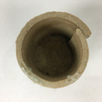 Japanese Ceramic Ladle Rest Lid Stand Tea Ceremony Vtg Futaoki TG172