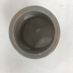 Japanese Ceramic Ladle Rest Lid Stand Tea Ceremony Vtg Petal Gray Futaoki TG157