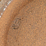 Japanese Ceramic Large Bowl Vtg Kyoyaki Pottery White Brown Oobachi PX548