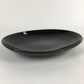 Japanese Ceramic Large Plate Vtg Pottery Party Serving Plate Black PP949