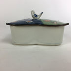 Japanese Ceramic Lidded Plate Bowl Vtg Arita ware Masamine Floral Pattern PP536