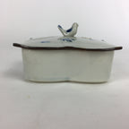 Japanese Ceramic Lidded Plate Bowl Vtg Arita ware Masamine Floral Pattern PP536