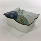 Japanese Ceramic Lidded Plate Bowl Vtg Arita ware Masamine Floral Pattern PP536