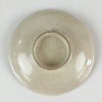 Japanese Ceramic Lidded Rice Bowl Vtg White Chawan Pottery PY127