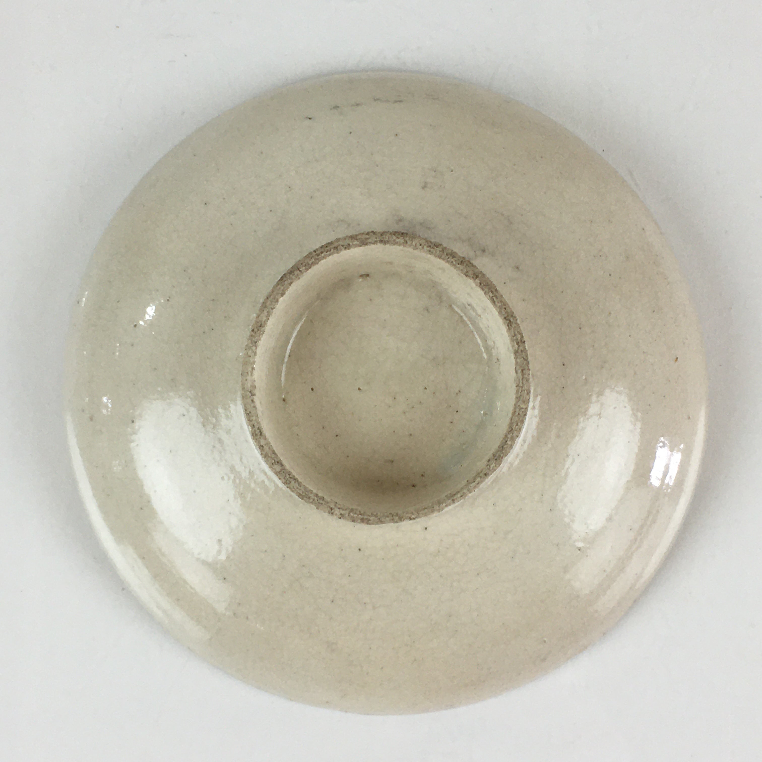Japanese Ceramic Lidded Rice Bowl Vtg White Chawan Pottery PY127
