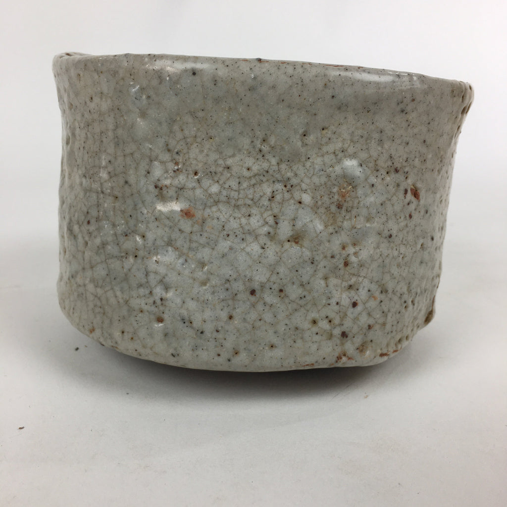Japanese Ceramic Mino Ware Tea Ceremony Bowl Vtg Chawan Pottery Sado GTB827