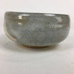 Japanese Ceramic Mino Ware Tea Ceremony Bowl Vtg Gray Mountain Chawan GTB772