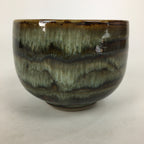 Japanese Ceramic Mino Ware Tea Ceremony Green Tea Bowl Vtg Chawan GTB859