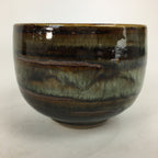 Japanese Ceramic Mino Ware Tea Ceremony Green Tea Bowl Vtg Chawan GTB859