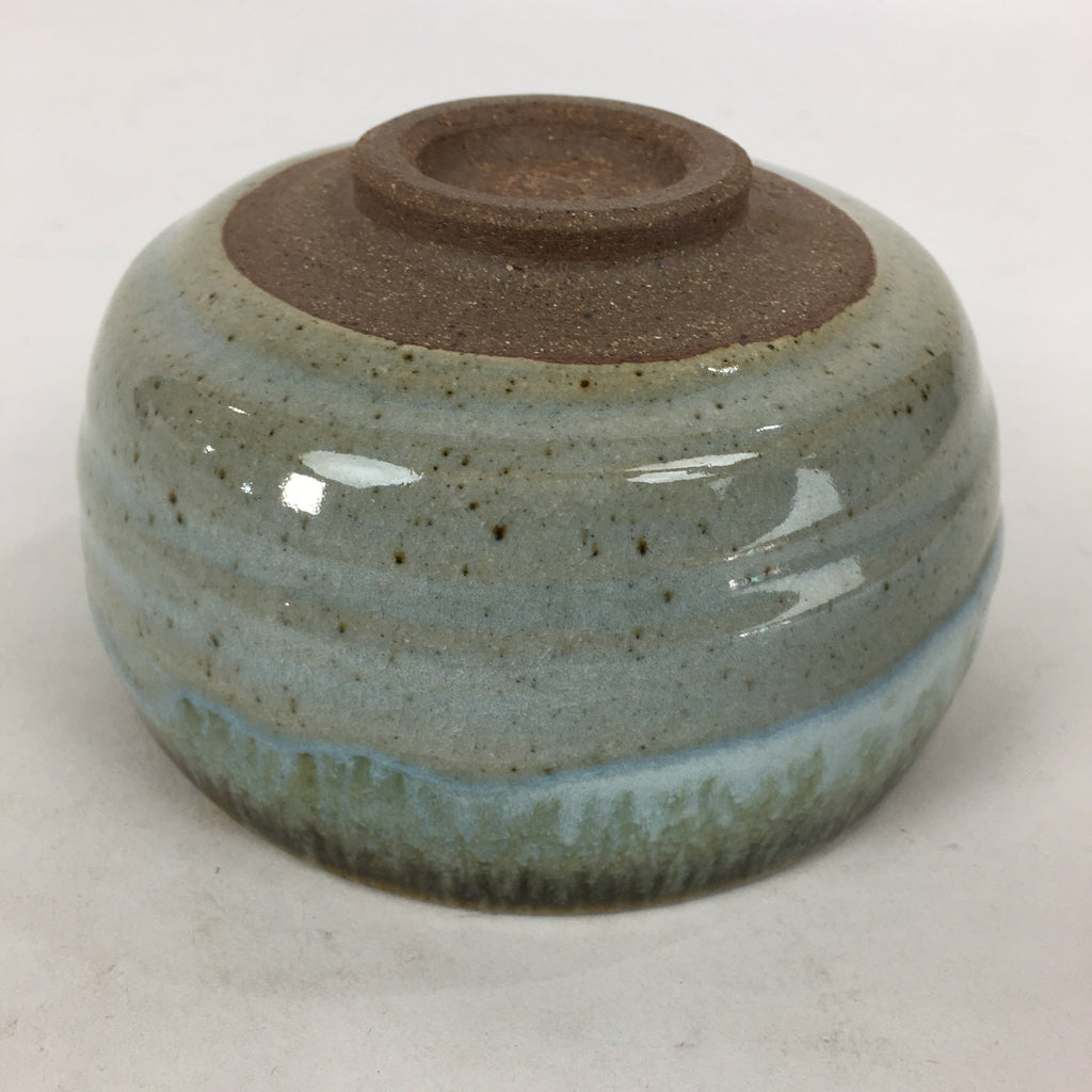 Japanese Ceramic Mino Ware Tea Ceremony Green Tea Bowl Vtg Chawan GTB860