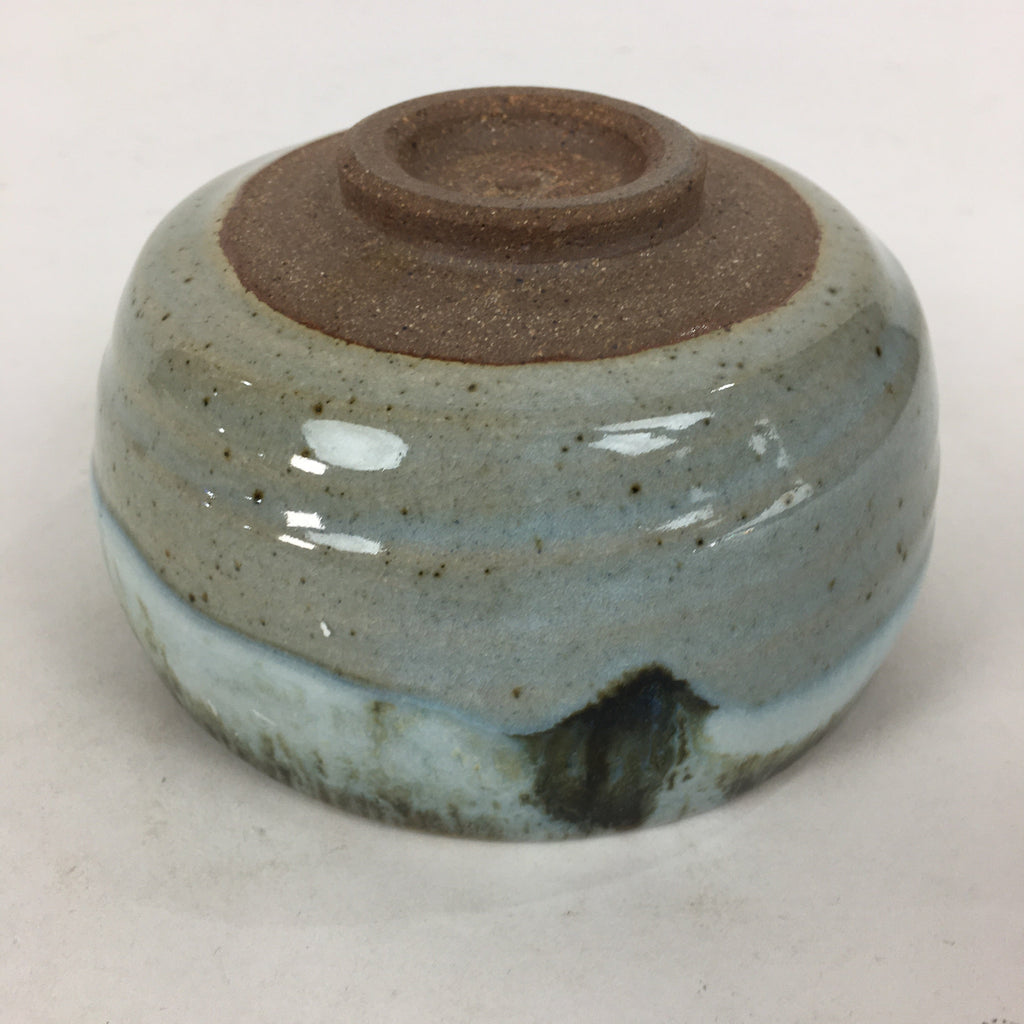 Japanese Ceramic Mino Ware Tea Ceremony Green Tea Bowl Vtg Chawan GTB860