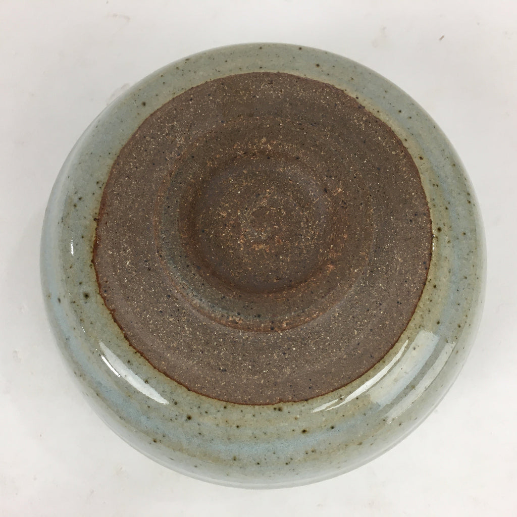Japanese Ceramic Mino Ware Tea Ceremony Green Tea Bowl Vtg Chawan GTB860