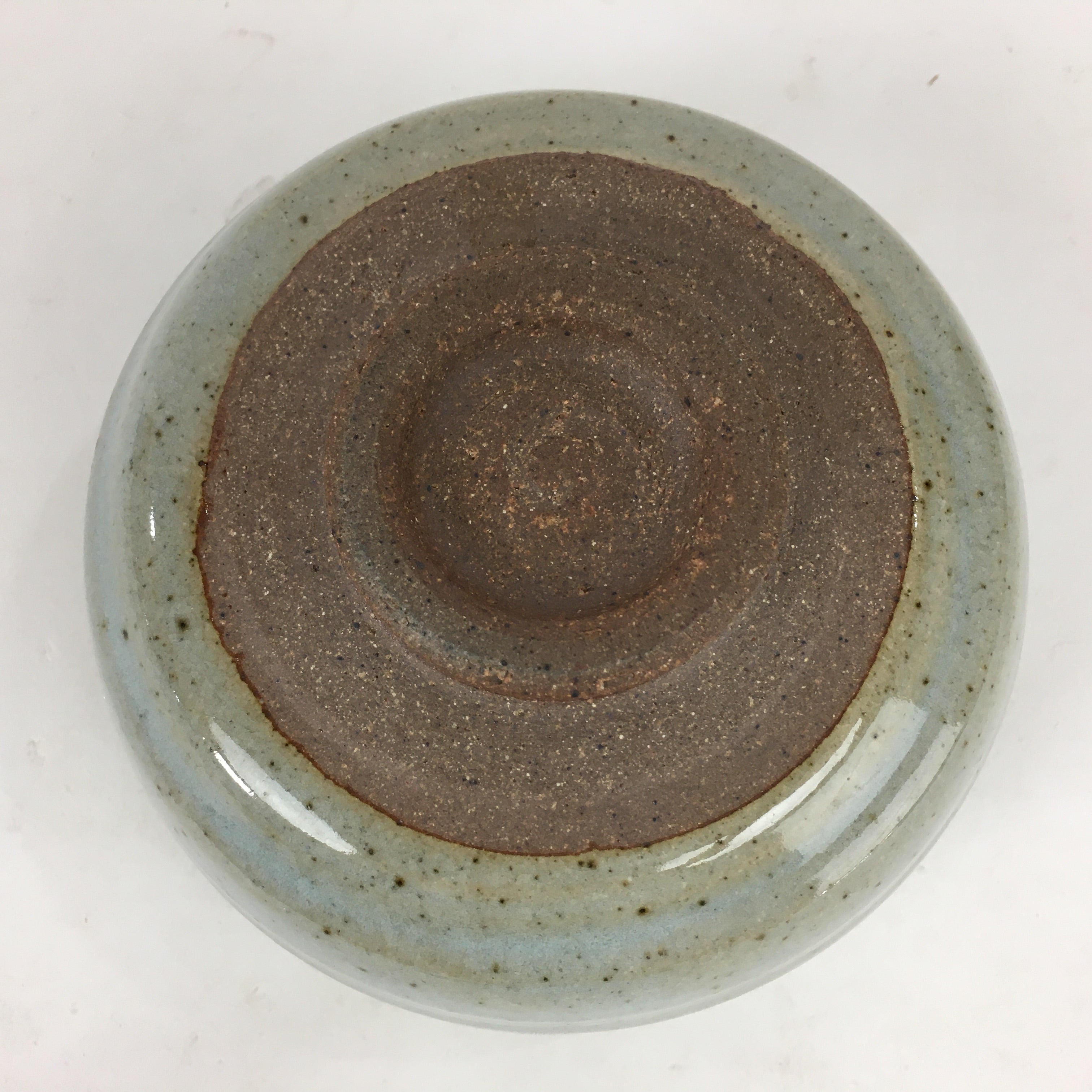 Japanese Ceramic Mino Ware Tea Ceremony Green Tea Bowl Vtg Chawan GTB860