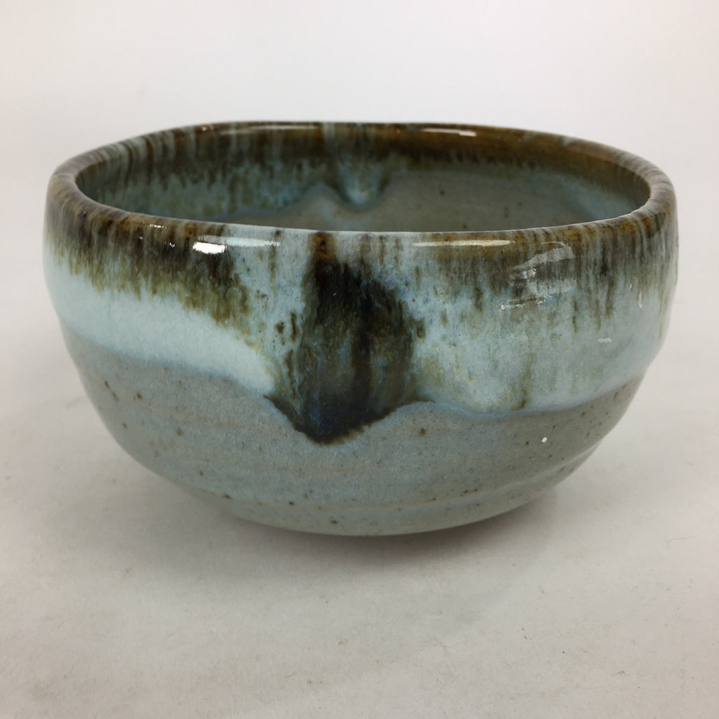 Japanese Ceramic Mino Ware Tea Ceremony Green Tea Bowl Vtg Chawan GTB860