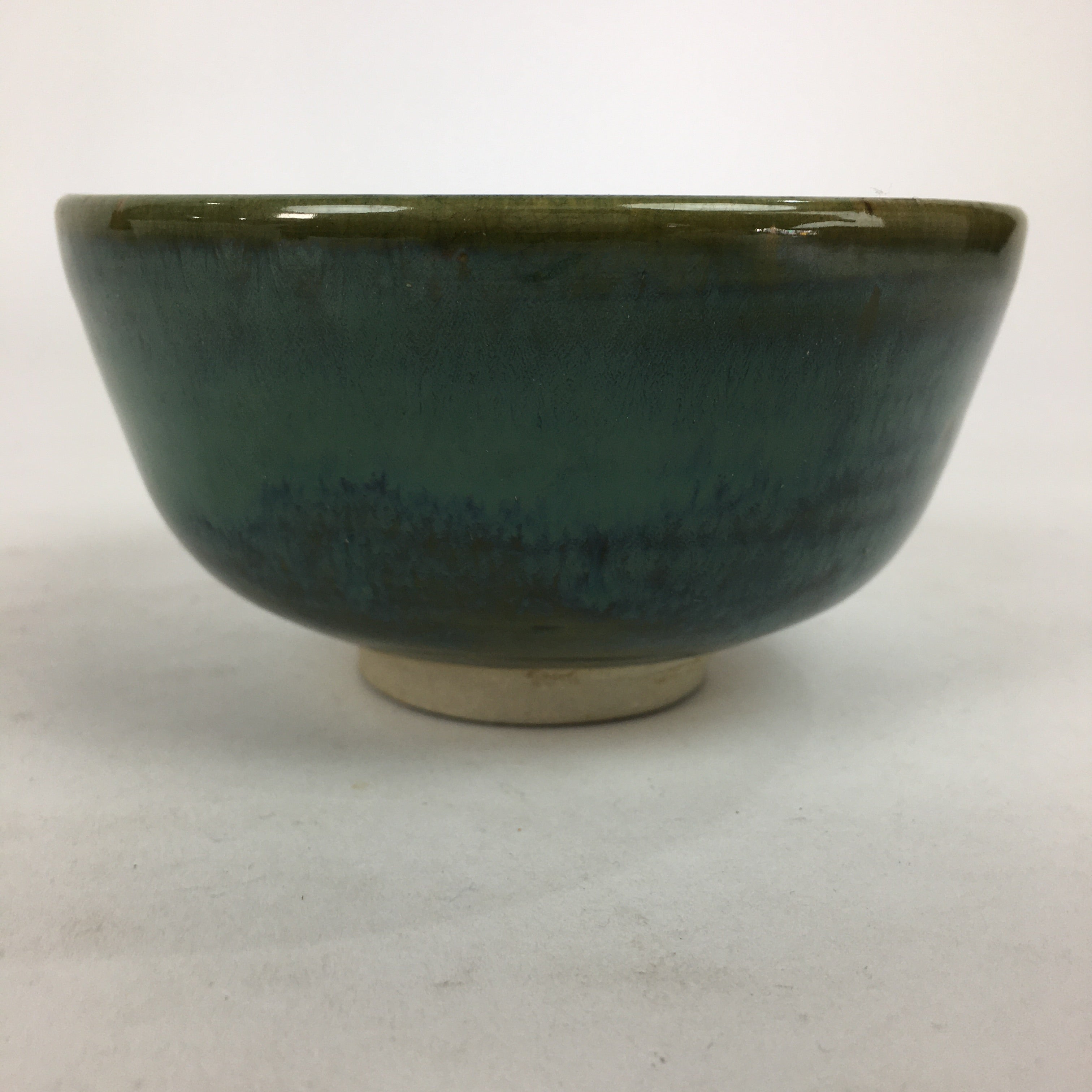 Japanese Ceramic Mino Ware Tea Ceremony Green Tea Bowl Vtg Chawan GTB863