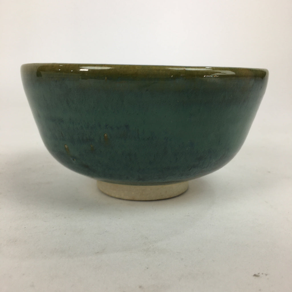 Japanese Ceramic Mino Ware Tea Ceremony Green Tea Bowl Vtg Chawan GTB863