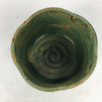 Japanese Ceramic Mino Ware Tea Ceremony Green Tea Bowl Vtg Chawan GTB870