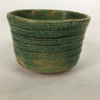 Japanese Ceramic Mino Ware Tea Ceremony Green Tea Bowl Vtg Chawan GTB870