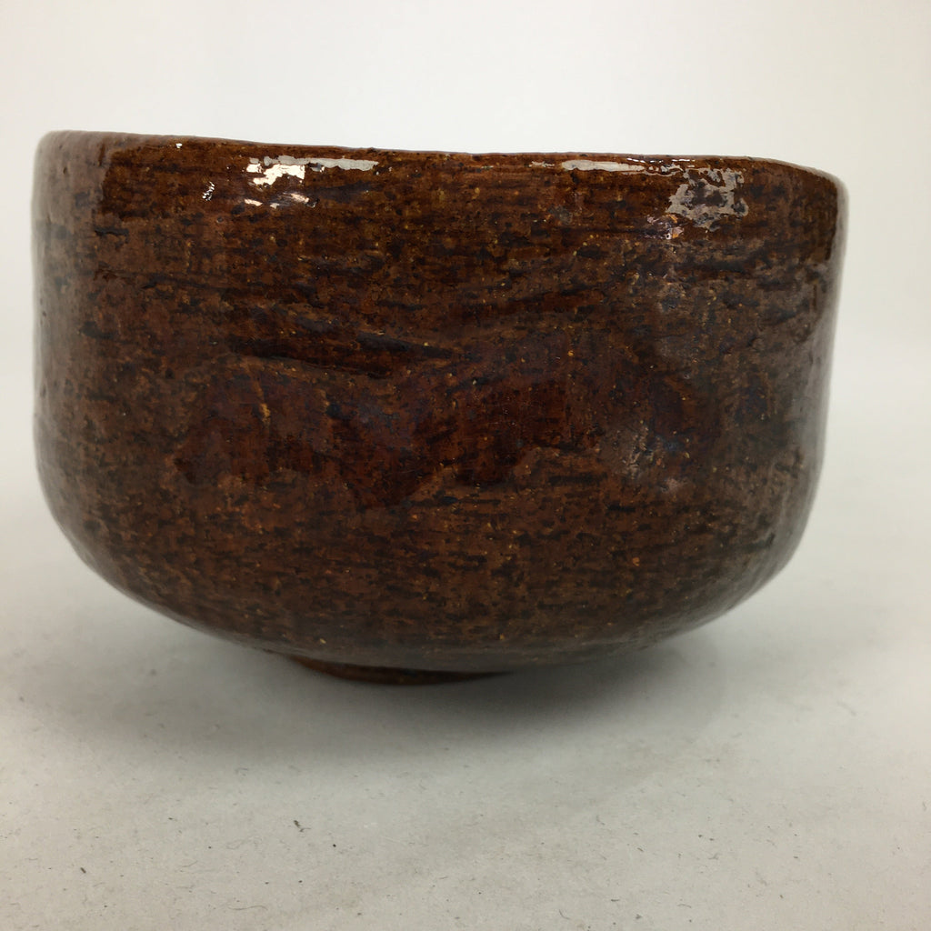 Japanese Ceramic Ohi Ware Tea Ceremony Green Tea Bowl Vtg Chawan GTB877