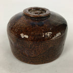 Japanese Ceramic Ohi Ware Tea Ceremony Green Tea Bowl Vtg Chawan GTB877