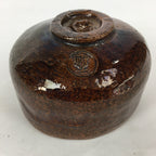 Japanese Ceramic Ohi Ware Tea Ceremony Green Tea Bowl Vtg Chawan GTB877