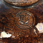 Japanese Ceramic Ohi Ware Tea Ceremony Green Tea Bowl Vtg Chawan GTB877