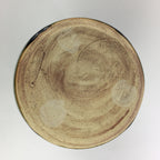 Japanese Ceramic Oribe Ware Flower Vase Vtg Kabin Pottery Ikebana FV909