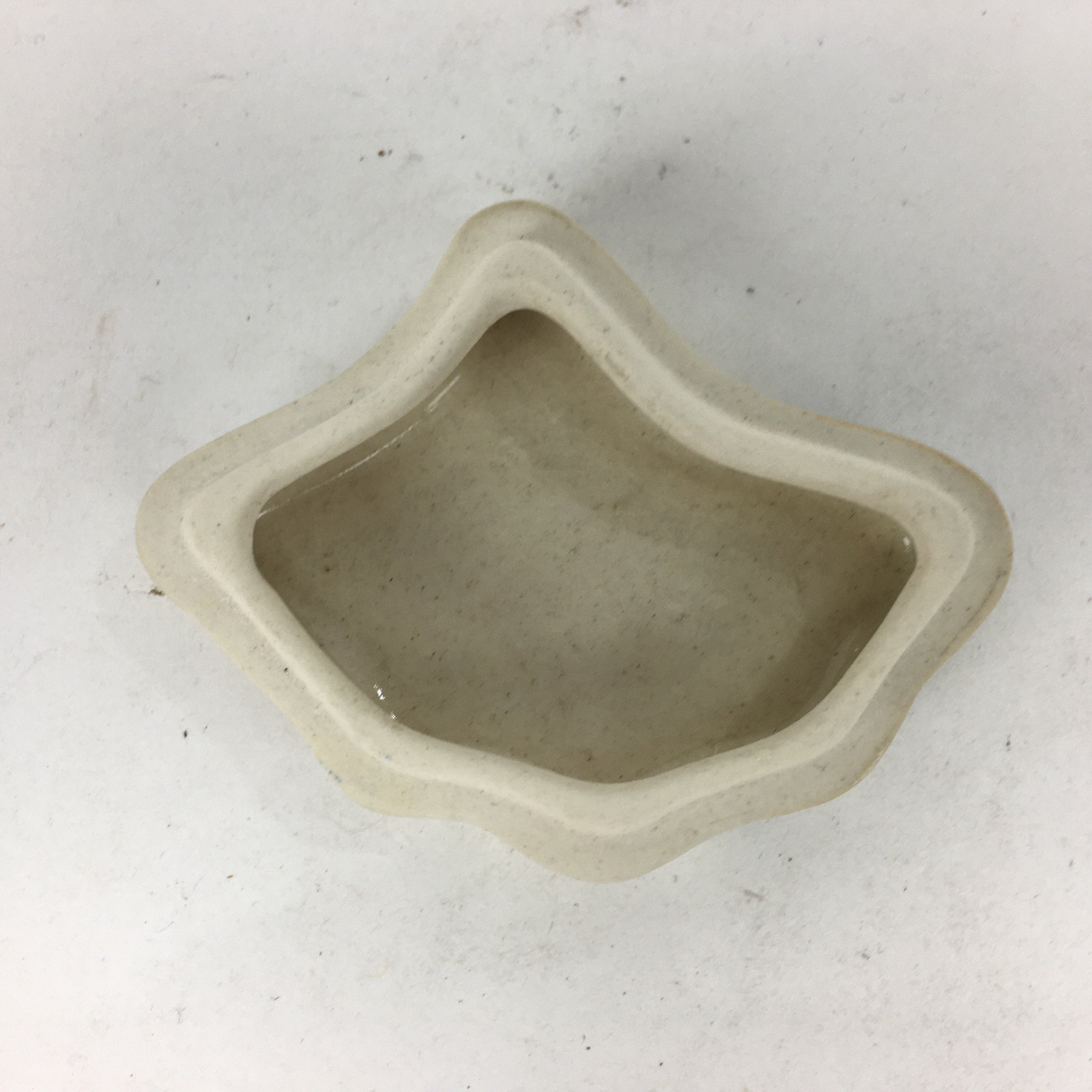 Japanese Ceramic Oribe Ware Incense Container Kogo Vtg Tea Ceremony PP745