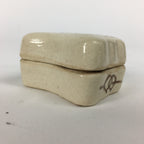 Japanese Ceramic Oribe Ware Incense Container Kogo Vtg Tea Ceremony PP871