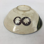 Japanese Ceramic Oribe Ware Tea Ceremony Green Tea Bowl Vtg Chawan GTB880