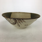 Japanese Ceramic Oribe Ware Tea Ceremony Green Tea Bowl Vtg Chawan GTB881