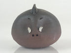 Japanese Ceramic Ornament Boar Vtg Blue Figurine Okimono Paperweight BD828