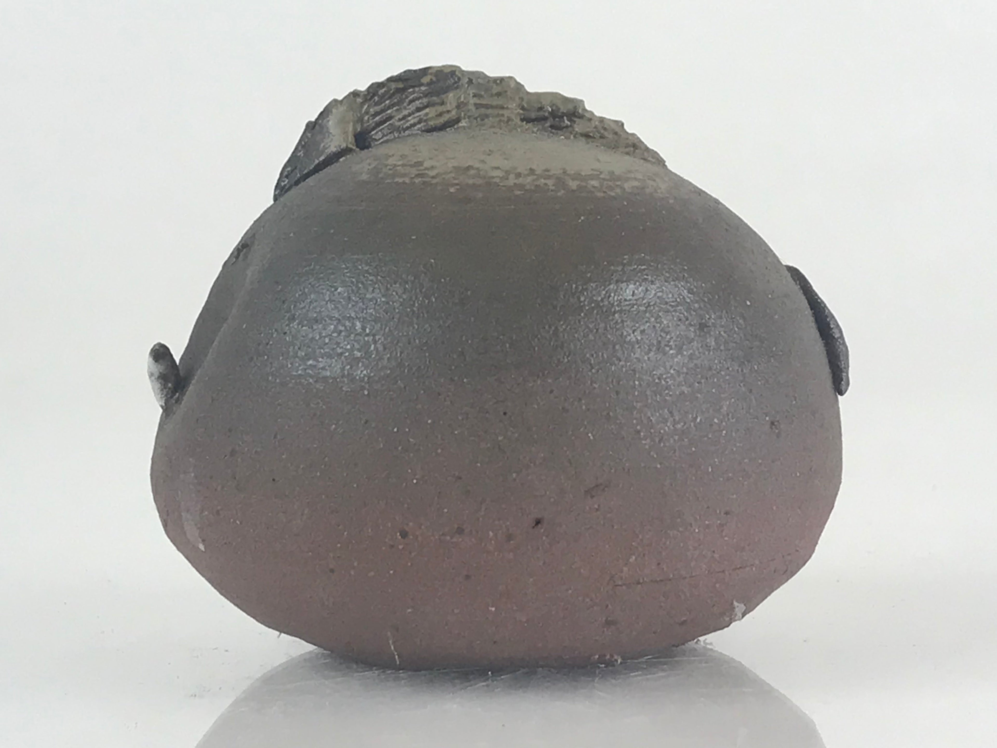 Japanese Ceramic Ornament Boar Vtg Blue Figurine Okimono Paperweight BD828