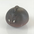 Japanese Ceramic Ornament Boar Vtg Blue Figurine Okimono Paperweight BD828