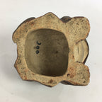 Japanese Ceramic Parent And Child Frog Statue Vtg Pottery Okimono Kaeru BD691