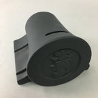 Japanese Ceramic Piggy Bank Pottery Temple Roof Tile Black BD522